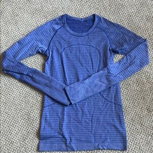 Lululemon Blue LS Swiftly